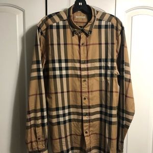 Burberry Brit long sleeve button up men’s shirt L